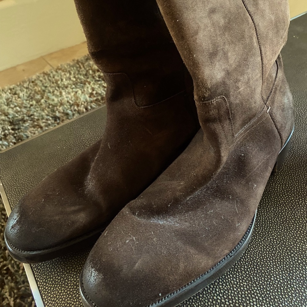 TOM FORD MEN SUEDE BOOTS 12T